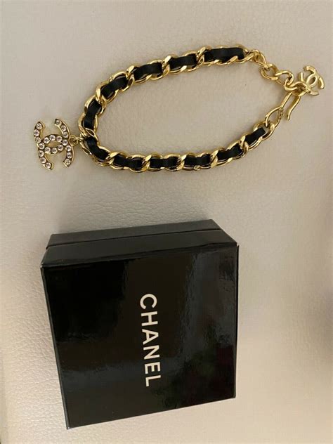 chanel bralette|authentic chanel bracelet.